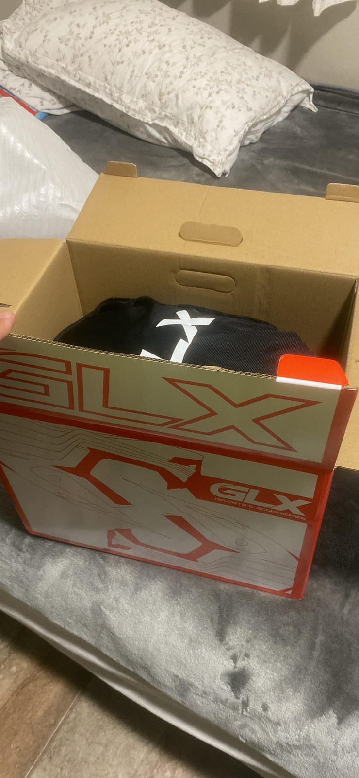 GLX GX23 Full-Face Dirt Bike Motocross Motorcycle Helmet, DOT customer photo 1