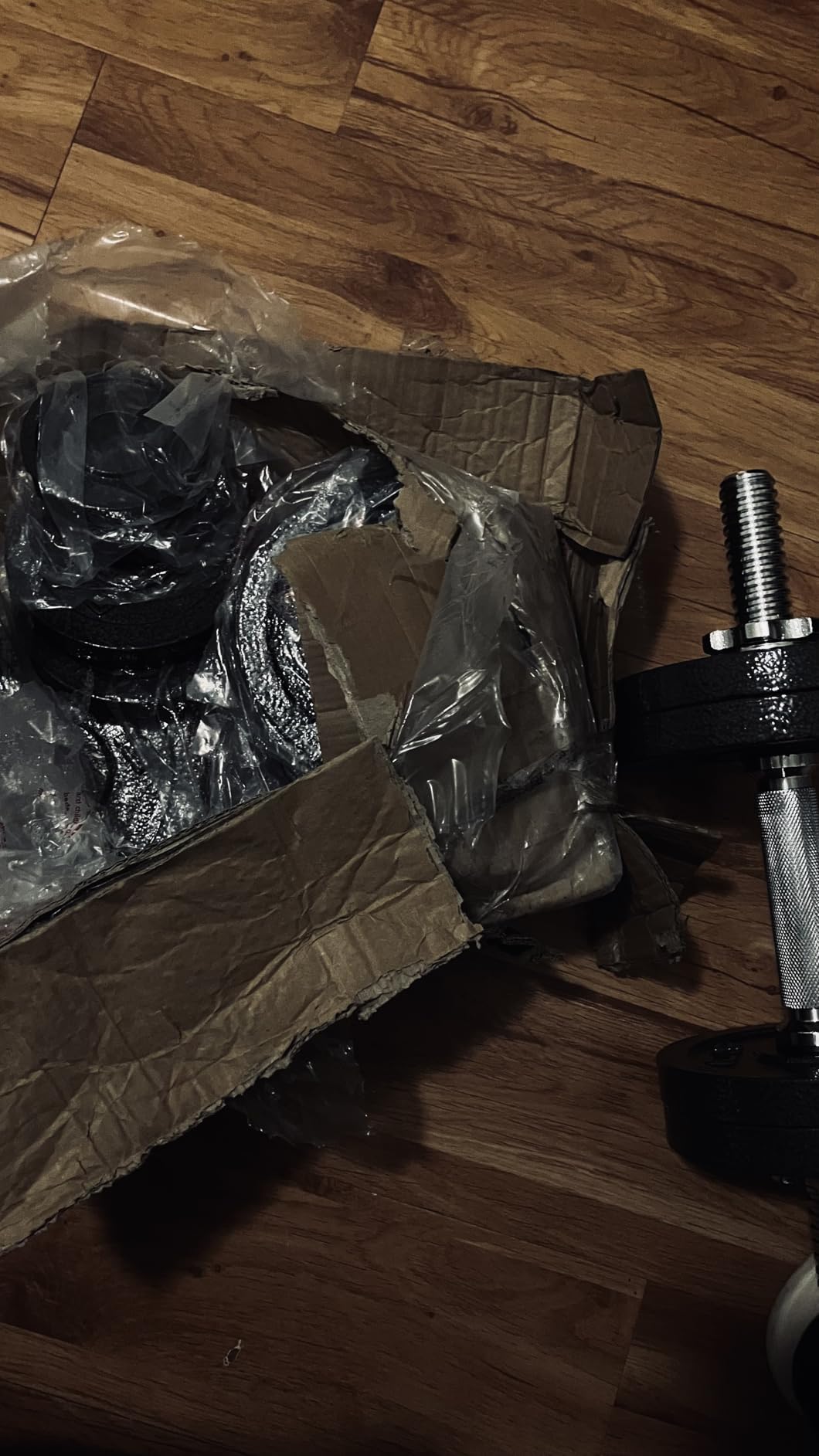 CAP Barbell 52.5-Pound Adjustable Dumbbell Weight (Pair), chrome finish customer photo 1
