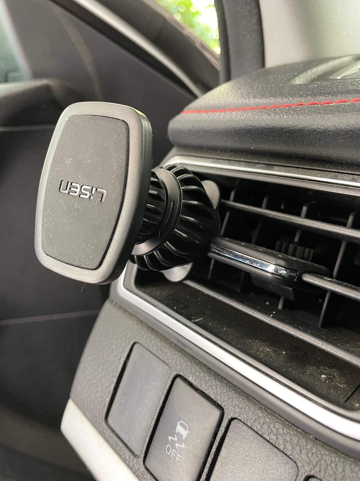 LISEN Magnetic Phone Holder for Car, Magnet Car Vent Phone Mount Holder with Ultra 6 Strong Magnets, Magnetic Car Phone Holder Mount for Car Automobile Cradles, Soporte de Telefono para carro customer photo 1