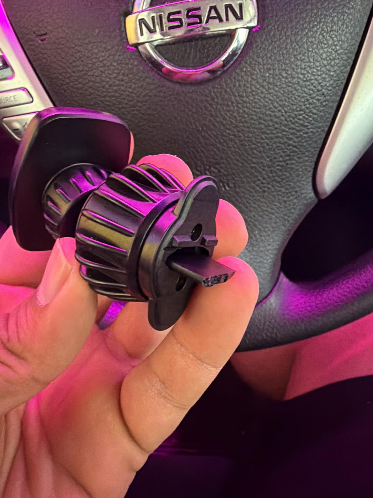 LISEN Magnetic Phone Holder for Car, Magnet Car Vent Phone Mount Holder with Ultra 6 Strong Magnets, Magnetic Car Phone Holder Mount for Car Automobile Cradles, Soporte de Telefono para carro customer photo 2