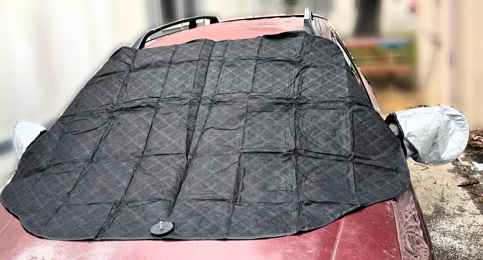 Gintenco Windshield Cover, Frost Ice Windscreen Covers with Magnetic Edges customer photo 1