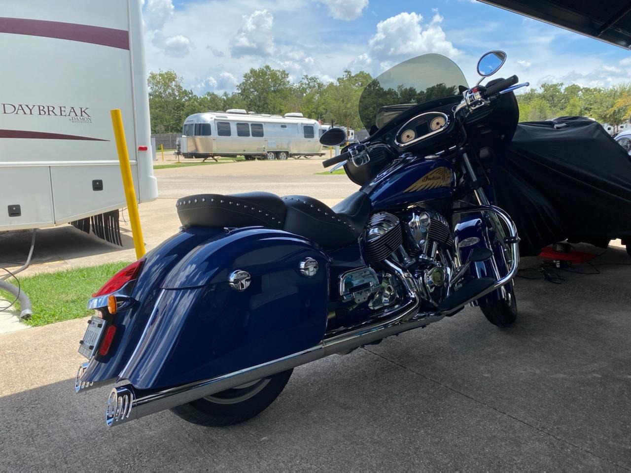 SHARKROAD 4 Inch Exhaust for Challenger, Also for Indian Chieftain, Roadmaster, Springfield 2014-Up Motorcycle Exhaust-Upgrade, 20CC customer photo 2
