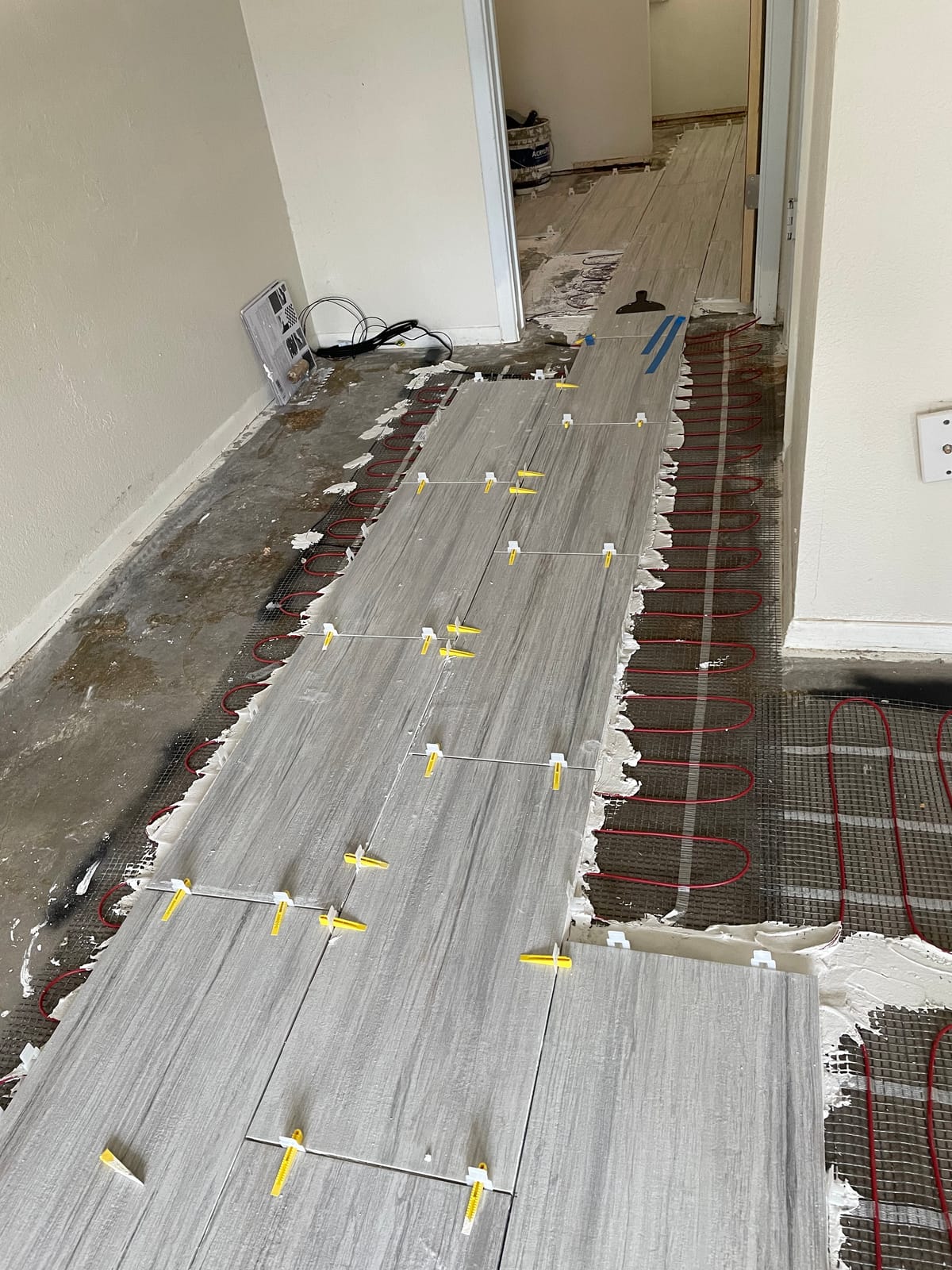 LuxHeat 10 sqft Floor Heating System, Prog Thermostat - 120V Heated Floor customer photo 2