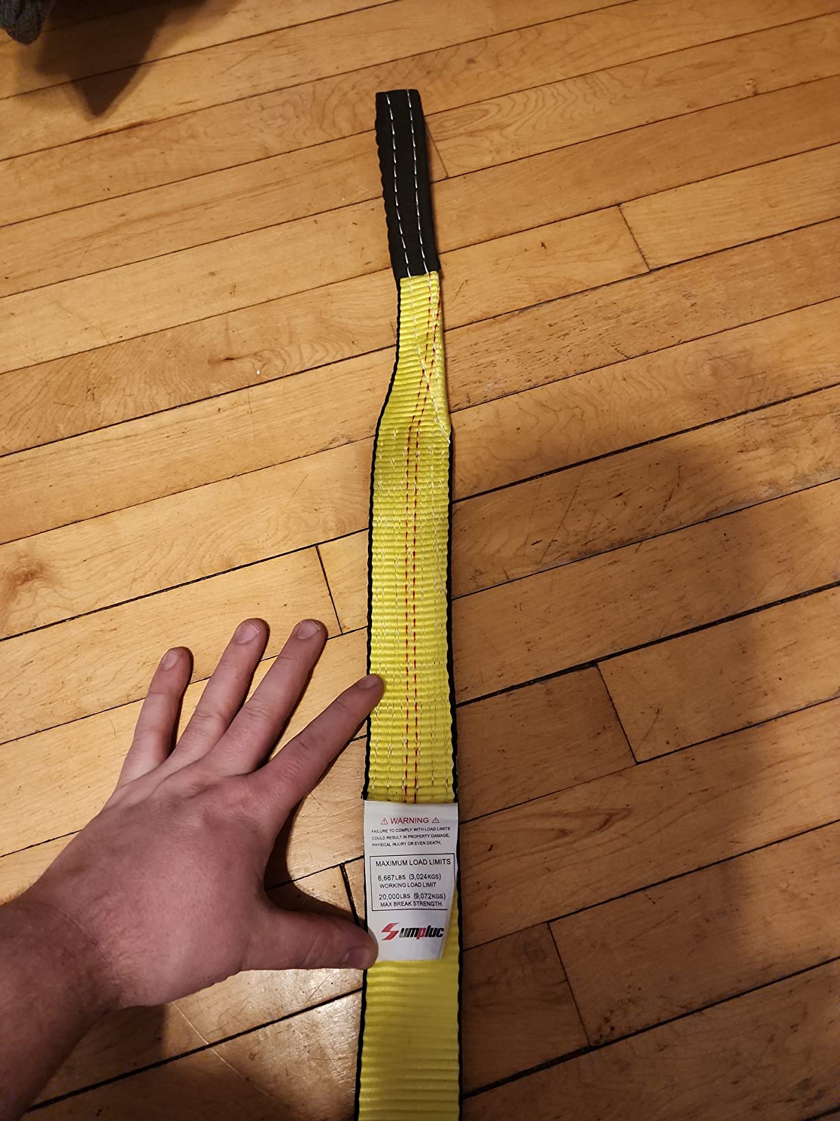 Recovery Tow Strap 2in×20ft Heavy Duty 20,000 LBS Breaking Strength customer photo 1