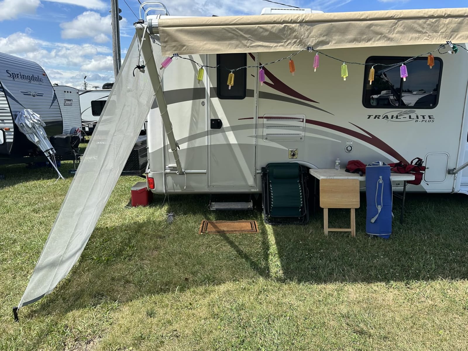RV Awning Side Sun Shade Screen for Motorhome Camper Trailer Sunshade customer photo 2
