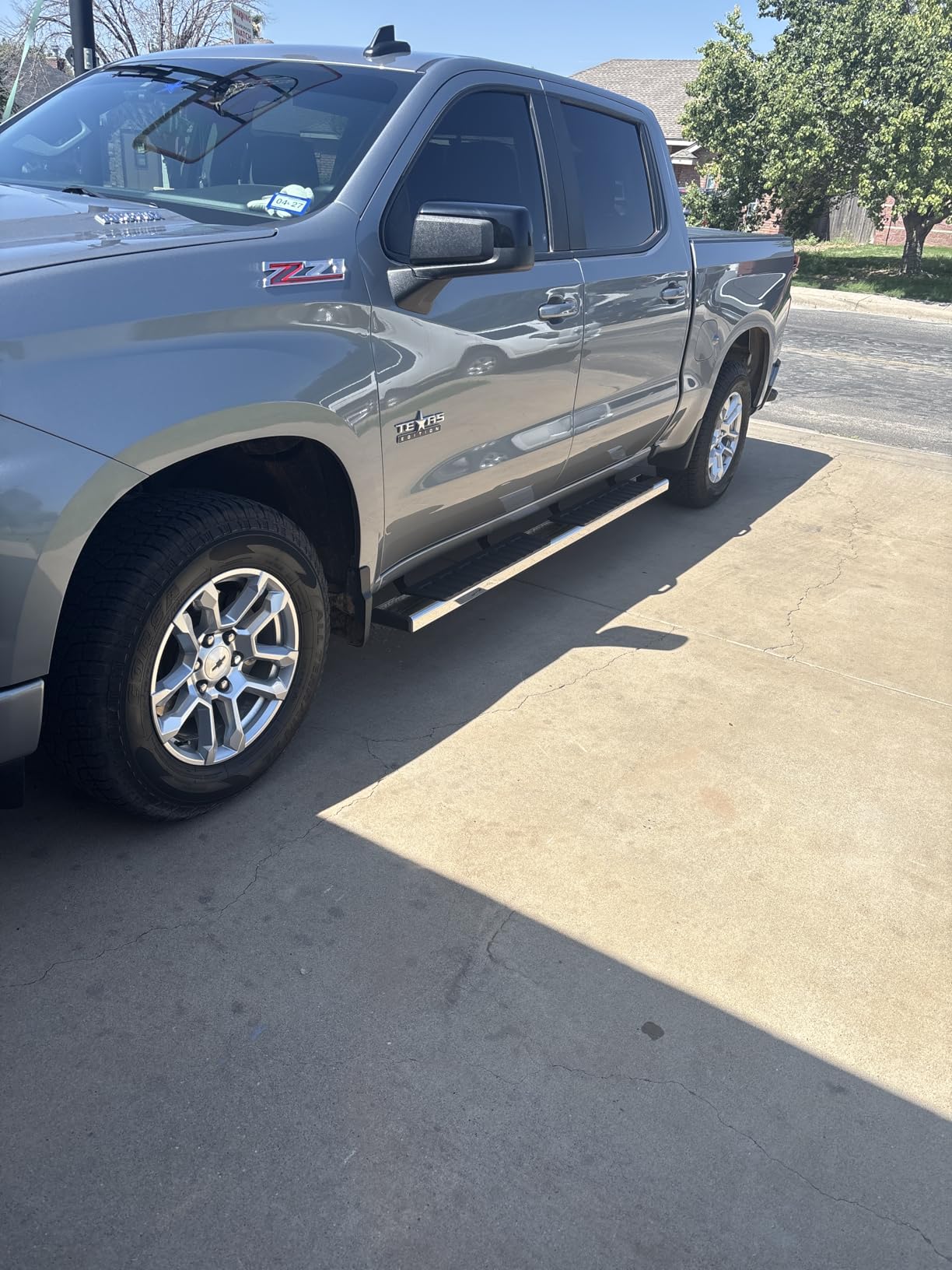 COMNOVA 6 Inches Running Boards& Steps Nerf Bars Compatible with 2019-2026 Chevy Silverado 1500, 2020-2026 Silverado/Sierra 2500/3500HD Crew Cab,Running Boards for Silverado, Stainless Steel Slider customer photo 2