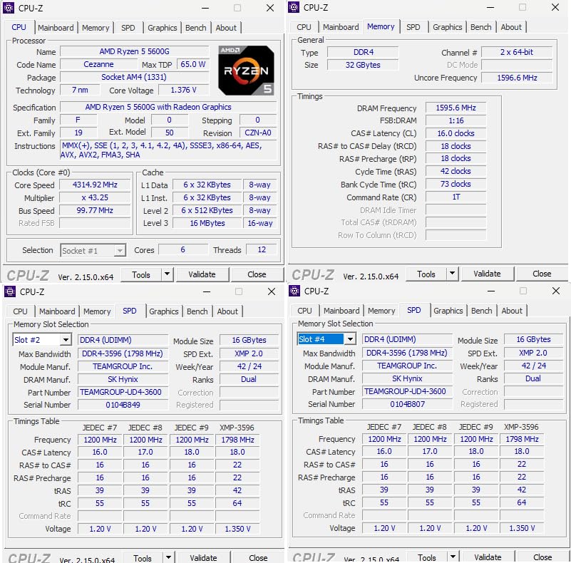 TEAMGROUP T-CREATE Expert overclocking 10L DDR4 32GB Kit (2 x 16GB) 3600MHz (PC4 28800) CL18 Desktop Memory Module Ram - TTCED432G3600HC18JDC01 customer photo 1