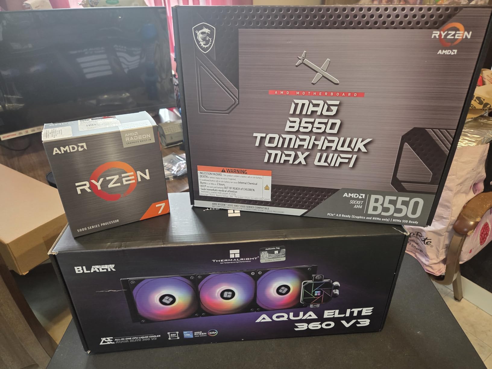 AMD Ryzen™ 7 5700G 8-Core, 16-Thread Desktop Processor with Radeon™ Graphics customer photo 2