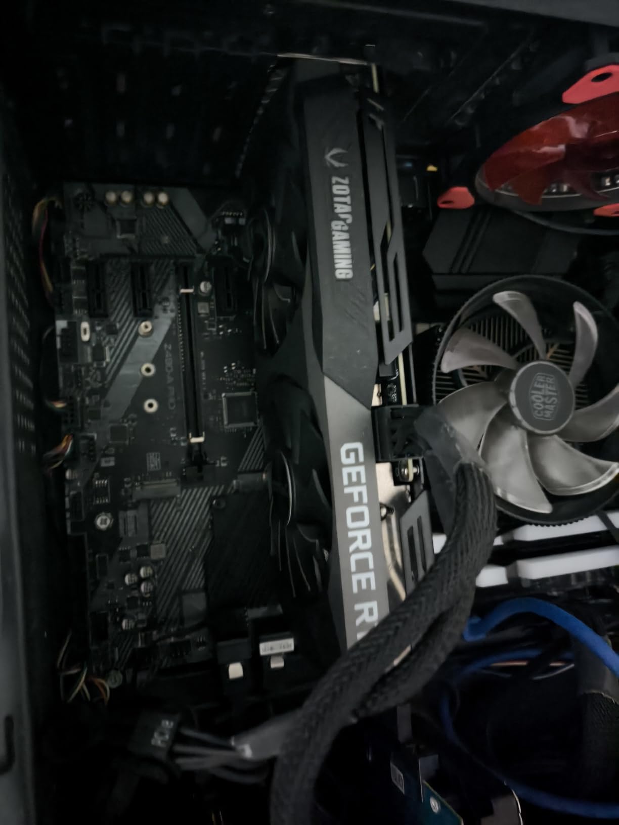 ZOTAC GAMING GeForce RTX™ 3060 Ti Twin Edge OC LHR 8GB GDDR6 256-bit 14 Gbps PCIE 4.0 Gaming Graphics Card, IceStorm 2.0 Advanced Cooling, Active Fan Control, FREEZE Fan Stop ZT-A30610H-10MLHR customer photo 2