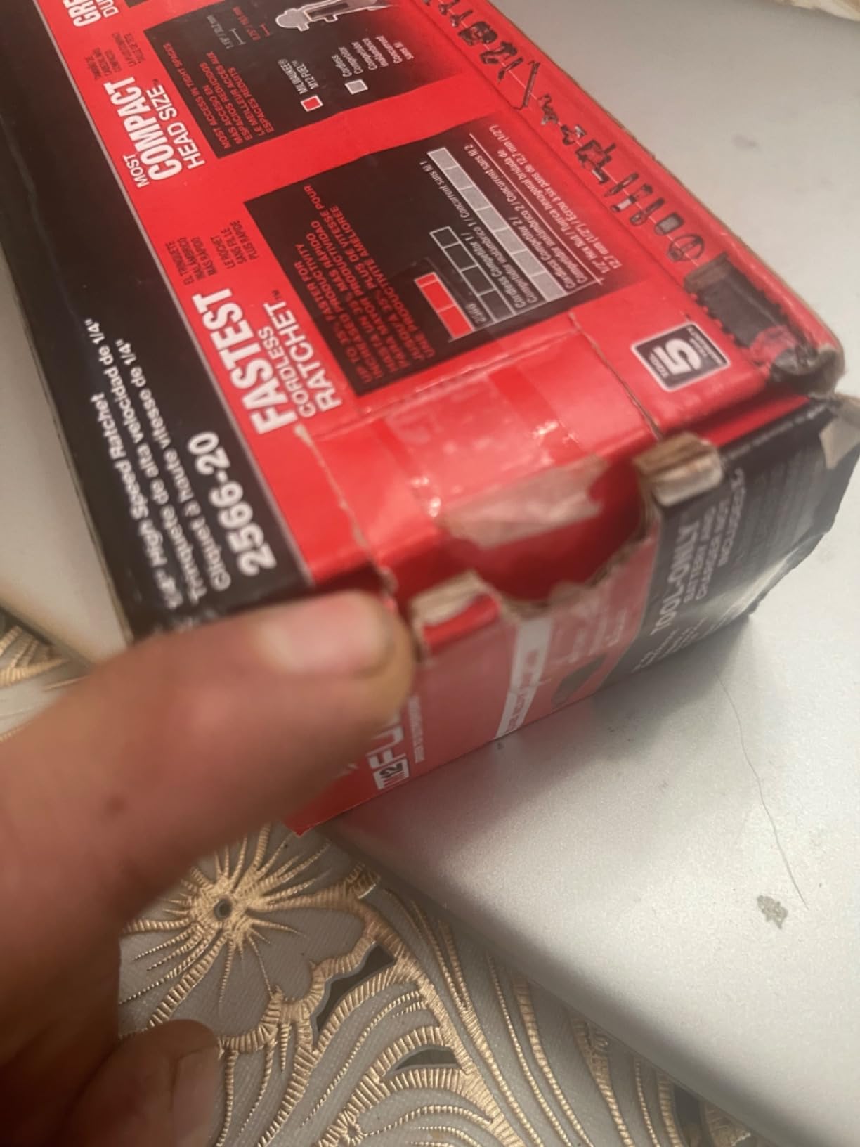 Milwaukee 2566-20 M12 FUEL Brushless Lithium-Ion 1/4 in. Cordless High Speed Ratchet (Tool Only) customer photo 1