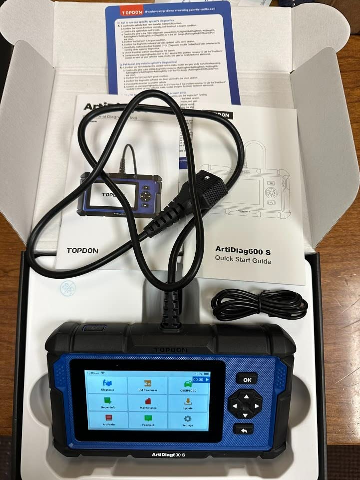TOPDON AD600S OBD2 Scanner, Engine ABS SRS Transmission Diagnostic Tool customer photo 2
