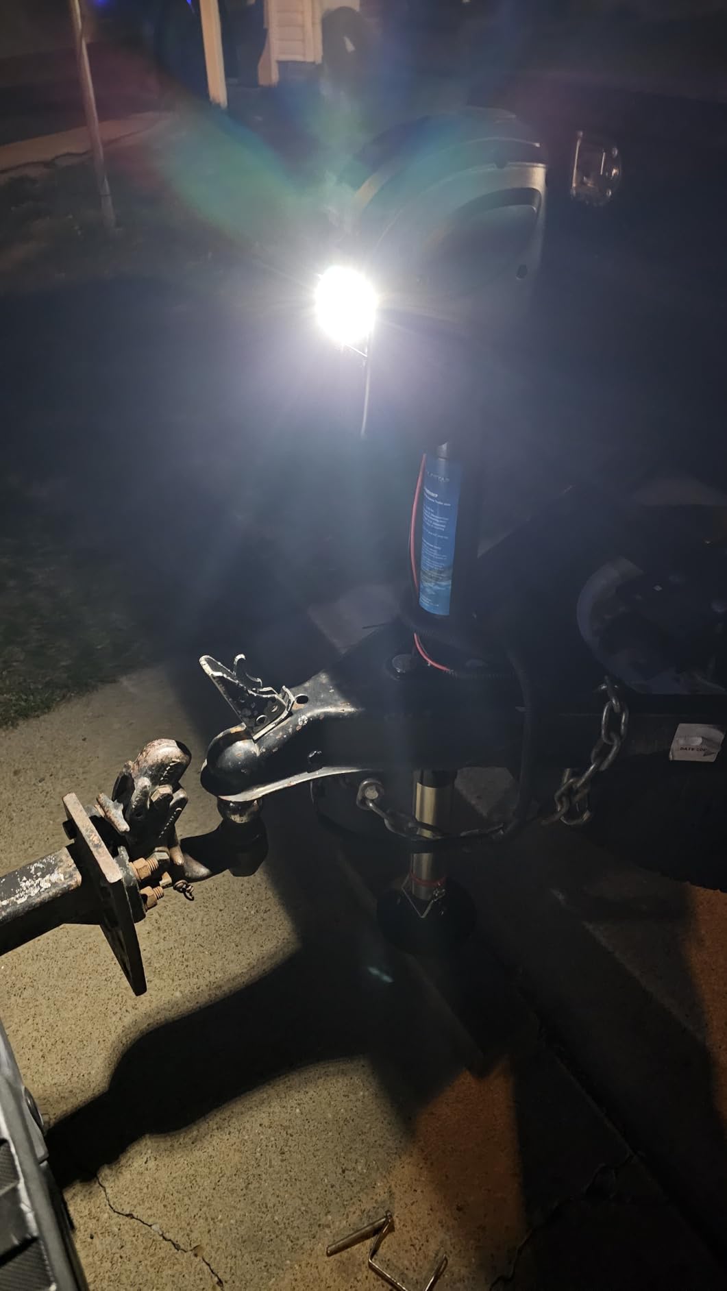 POLESTAR Electric Trailer Jack, 5000lbs Electric Power A-Frame Tongue Jack customer photo 2