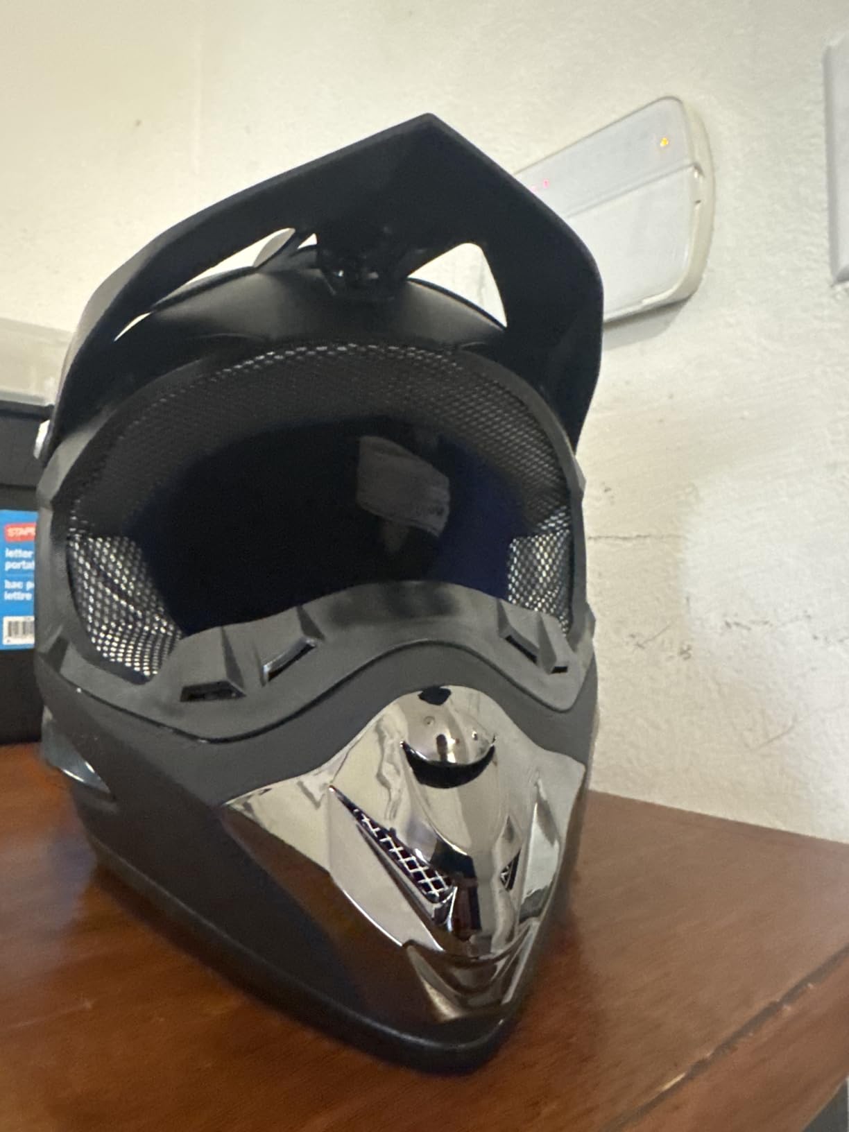 OUMURS Full Face Dirt Bike Helmet DOT Approved, Adult ATV Motocross Helmet customer photo 1