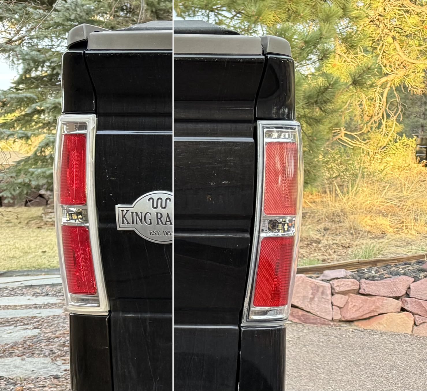Boine Compatible With 2009 2010 2011 2012 2013 2014 Ford F150 F-150 Left Driver Side Tail Light Housing - Chrome trim customer photo 2