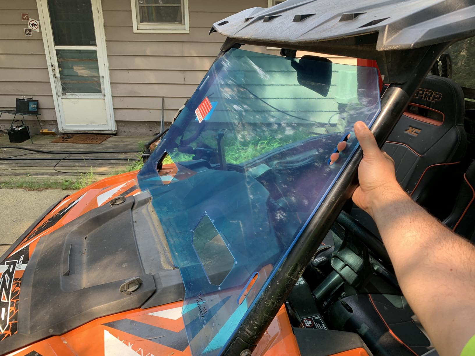 StarknightMT 14-18 RZR 900, XP 1000 UTV Full Windshield Scratch Resistant customer photo 2