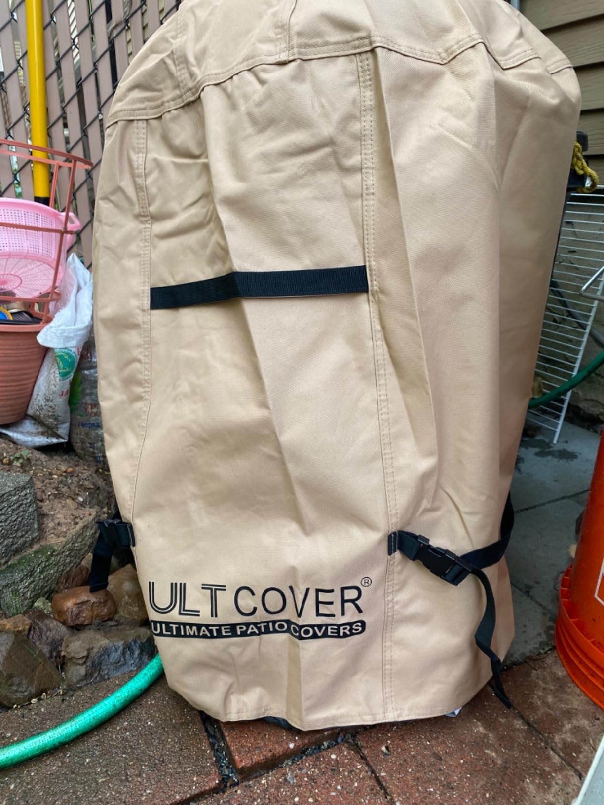 ULTCOVER Waterproof Vertical Electric Smoker Cover 19W x 17D in customer photo 1