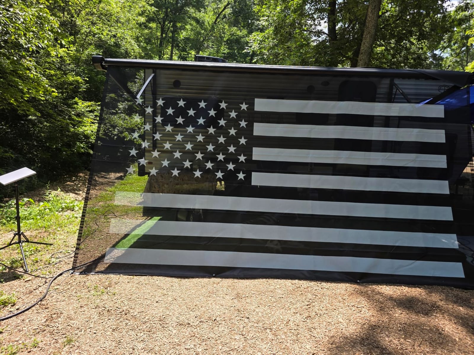 RV Awning Mesh Sun Shade Screen for Motorhome Camper Trailer Sunshade customer photo 1