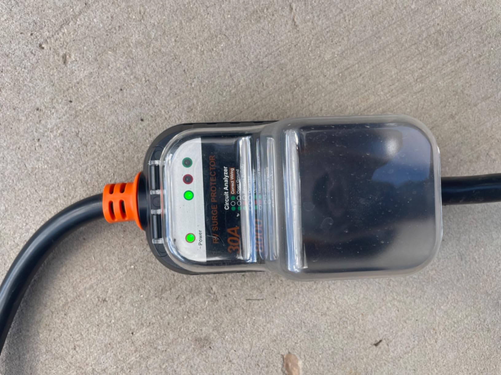 GEARGO RV Surge Protectors 30 Amp RV Circuit Analyzer, [𝟐𝟎𝟐𝟔 𝐍𝐞𝐰 𝐔𝐩𝐠𝐫𝐚𝐝𝐞𝐝 & 𝐆𝐞𝐧𝟐] Full Protection, RV Adapter Plug for Camper(Orange) customer photo 1
