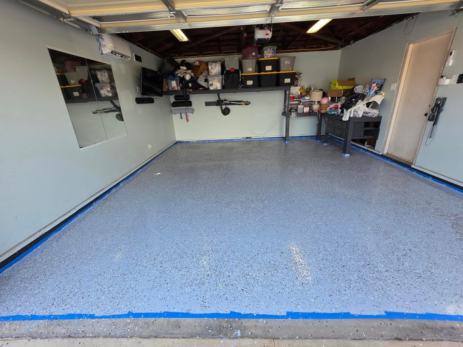 ArmorPoxy 100% Solids Garage Epoxy Floor Kit, Designer Gray, 600 Sq Ft 17pc customer photo 2