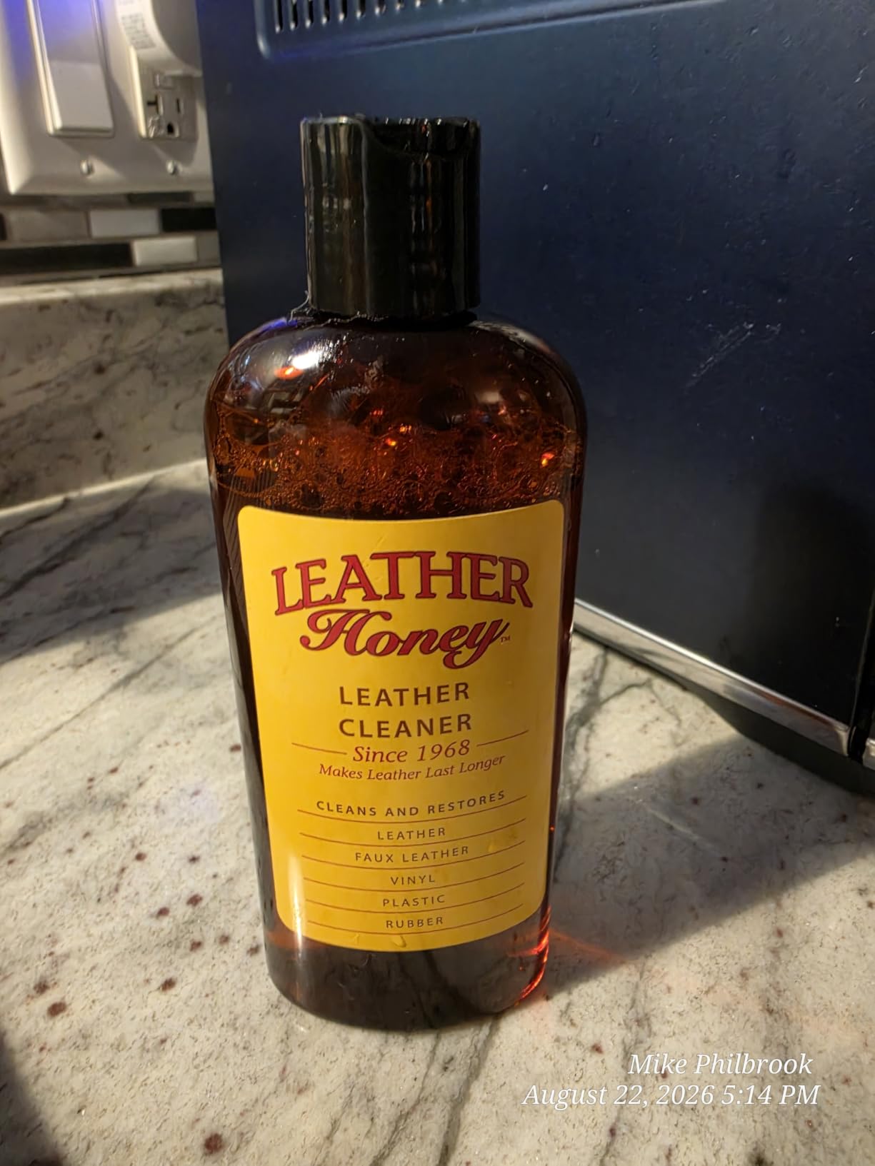 Leather Honey Leather Cleaner — Non-Toxic UV Protection, Made in the USA customer photo 1