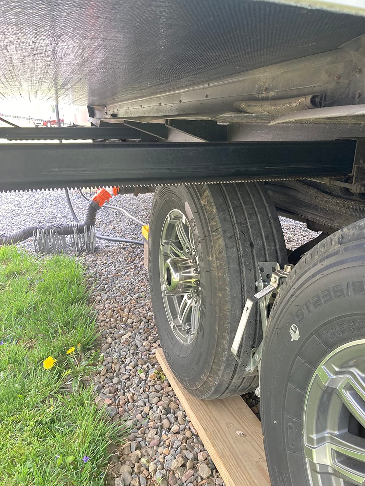 RVMATE RV Tire Covers, Dual Axle Wheel Cover, 2 Pack, Fit 27