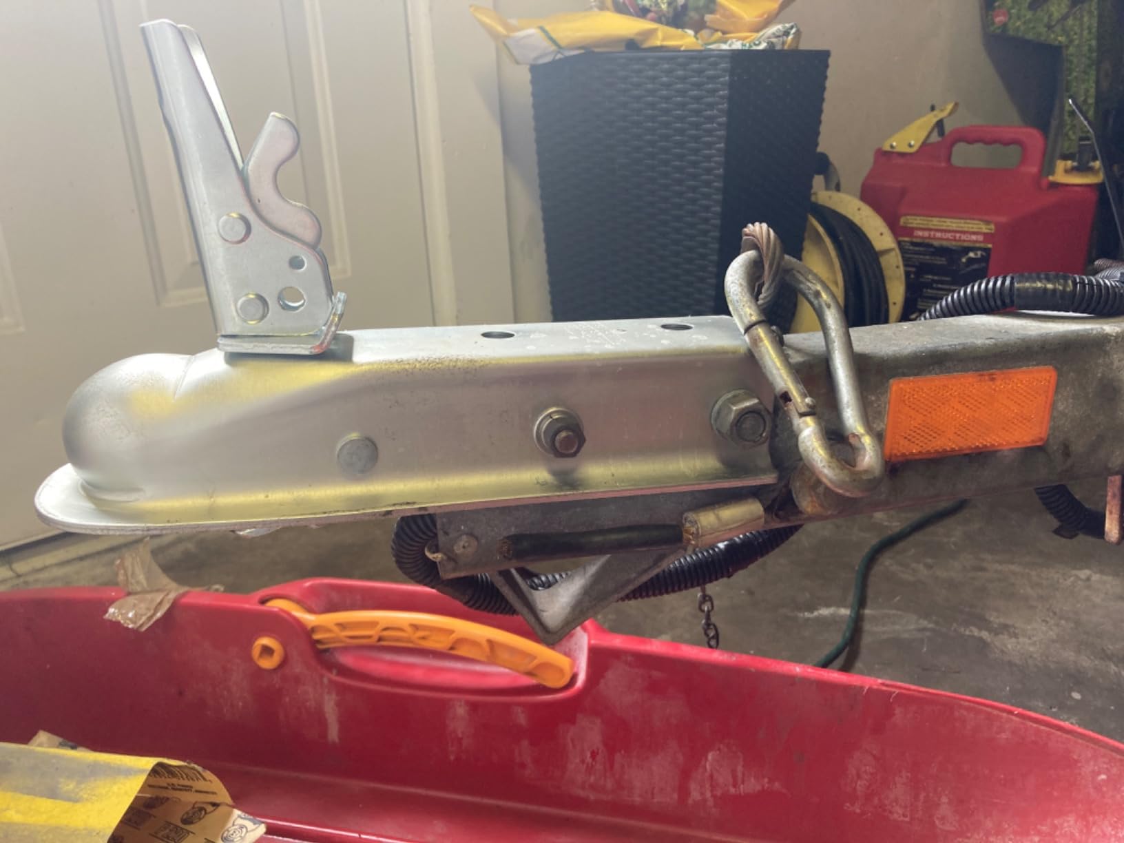 METOWARE Straight Trailer Tongue Coupler, 2