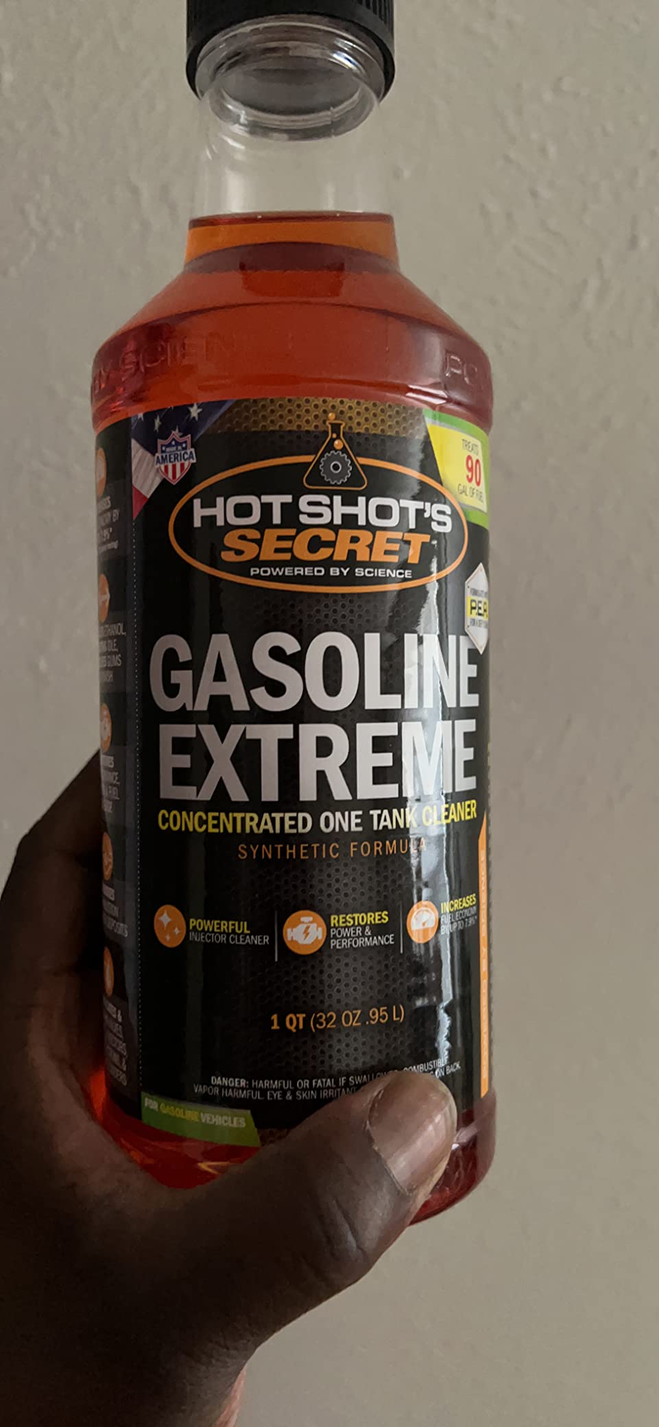 Hot Shot's Secret Gasoline Extreme Fuel Additive, 12 oz customer photo 2