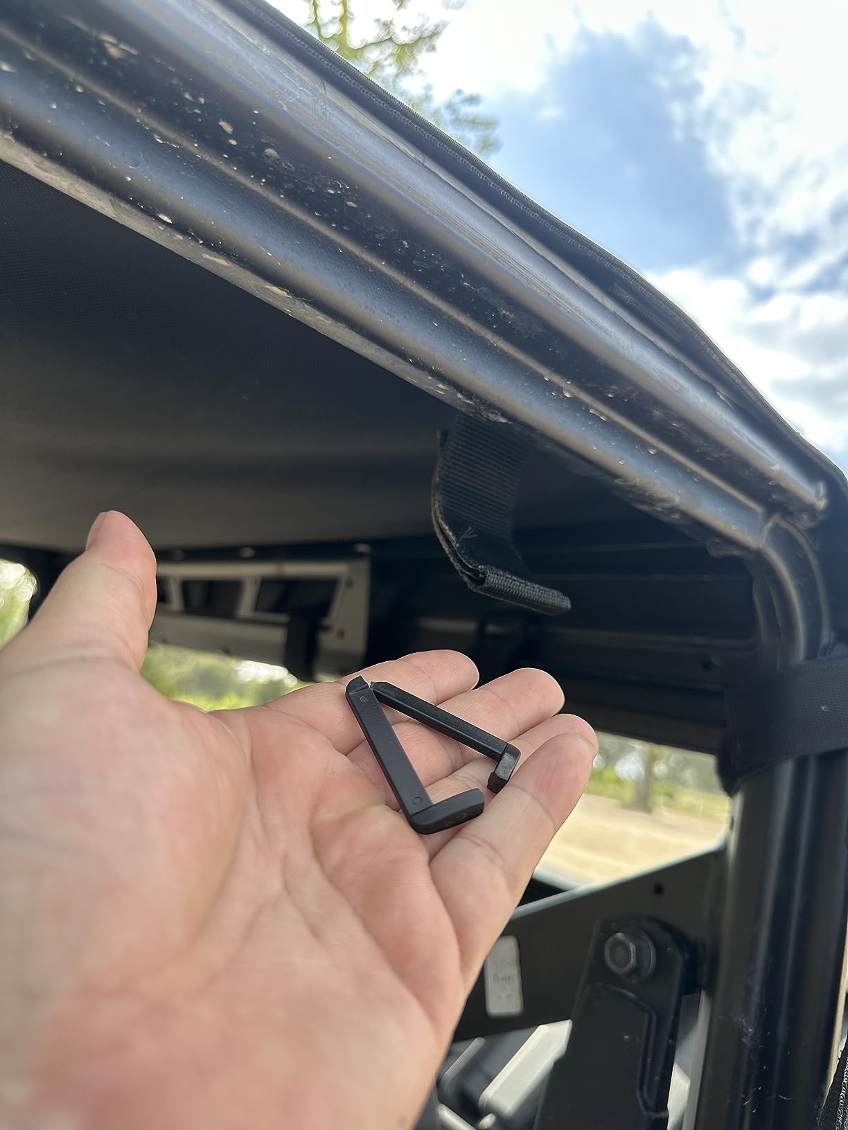 KEMIMOTO 4-6 Seat Canvas Roof Soft Top Tint Compatible with Polaris Ranger customer photo 1