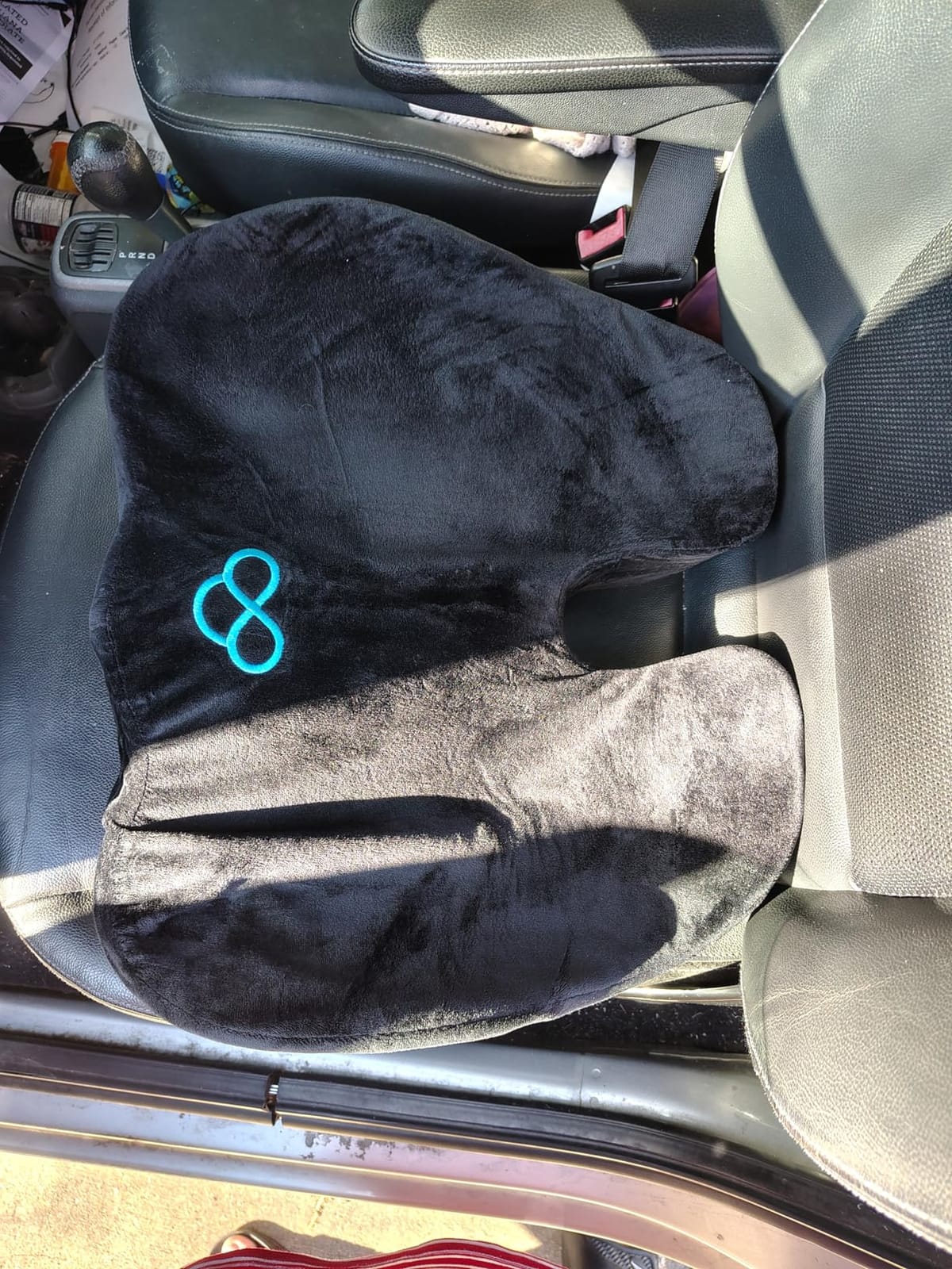 BlissTrends Memory Foam Seat Cushion for Office Chair & Car Seat, Black customer photo 1
