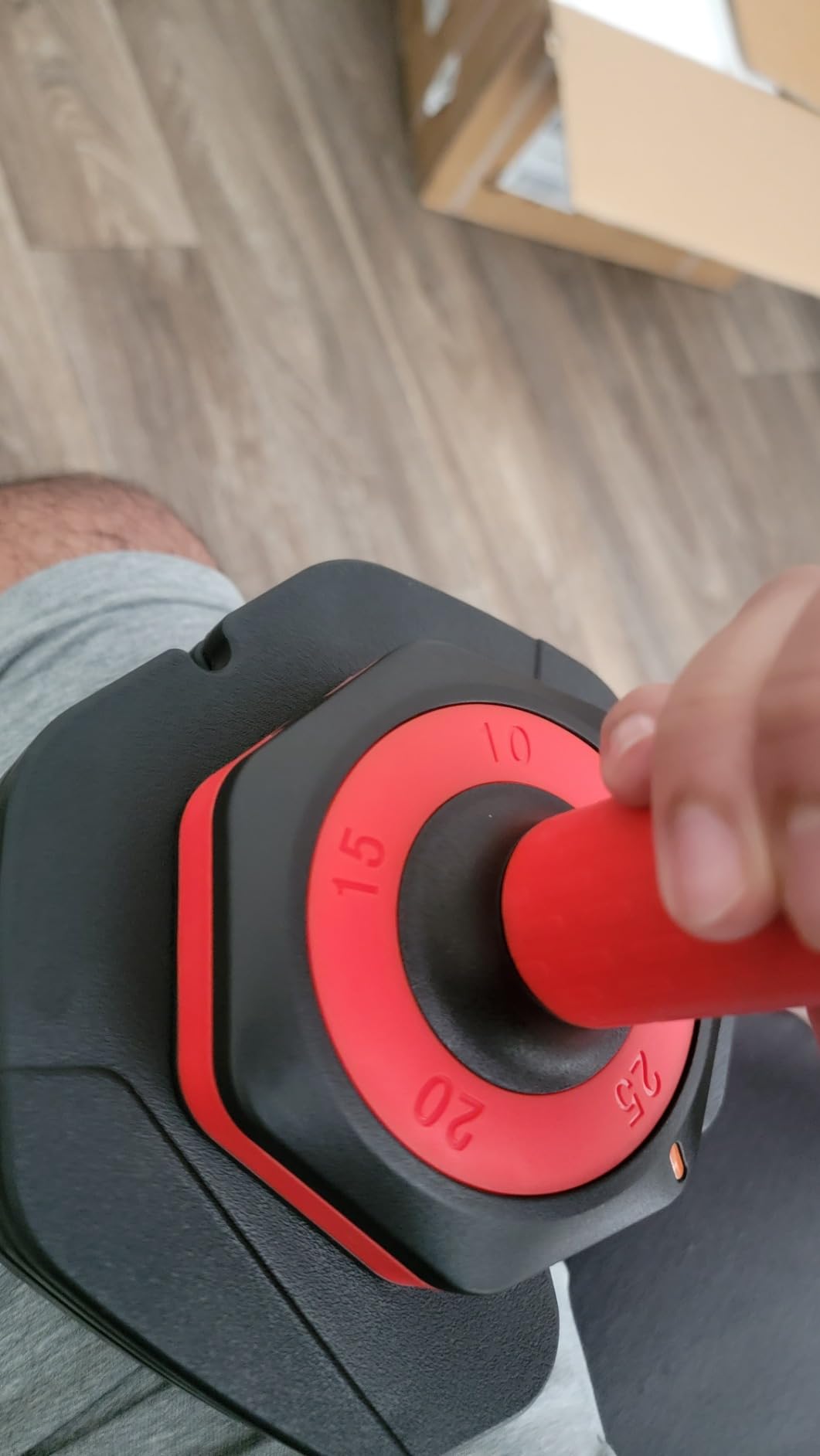 Rendpas Adjustable Dumbbell Set for Home Gym Strength Training customer photo 2