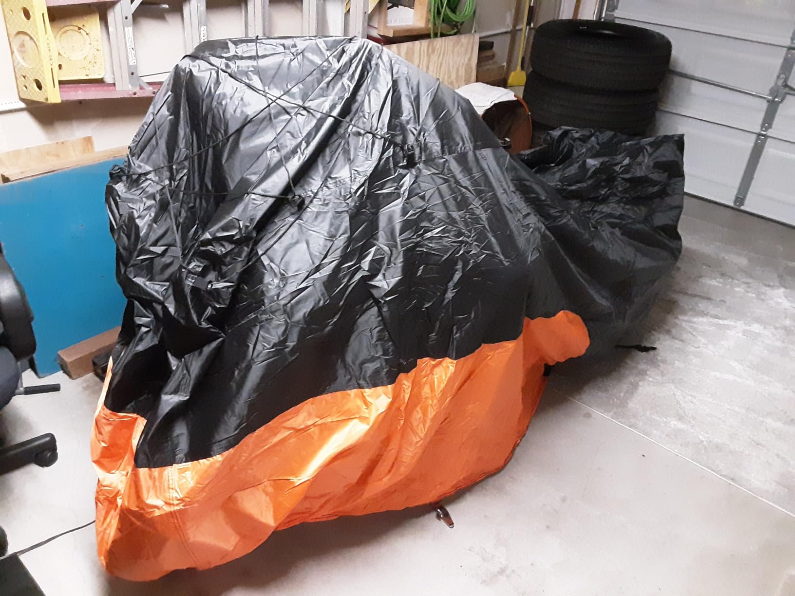 Motorcycle Cover Heavy Duty for Touring Side Box Models customer photo 2