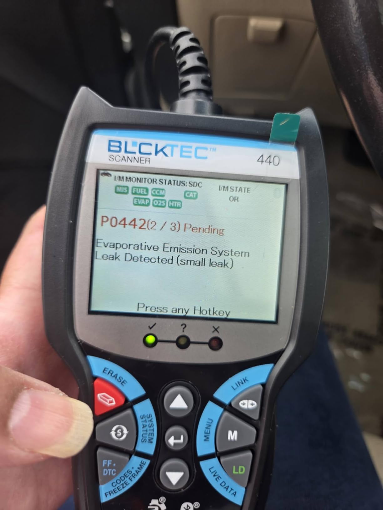 BLCKTEC 440 Bluetooth OBD2 Scanner Diagnostic Tool - Car Code Reader and Scanner for Car - Comes with Live Data - Battery/Charging System Test - Works for All OBD Compliant Cars 1996 & Newer customer photo 1