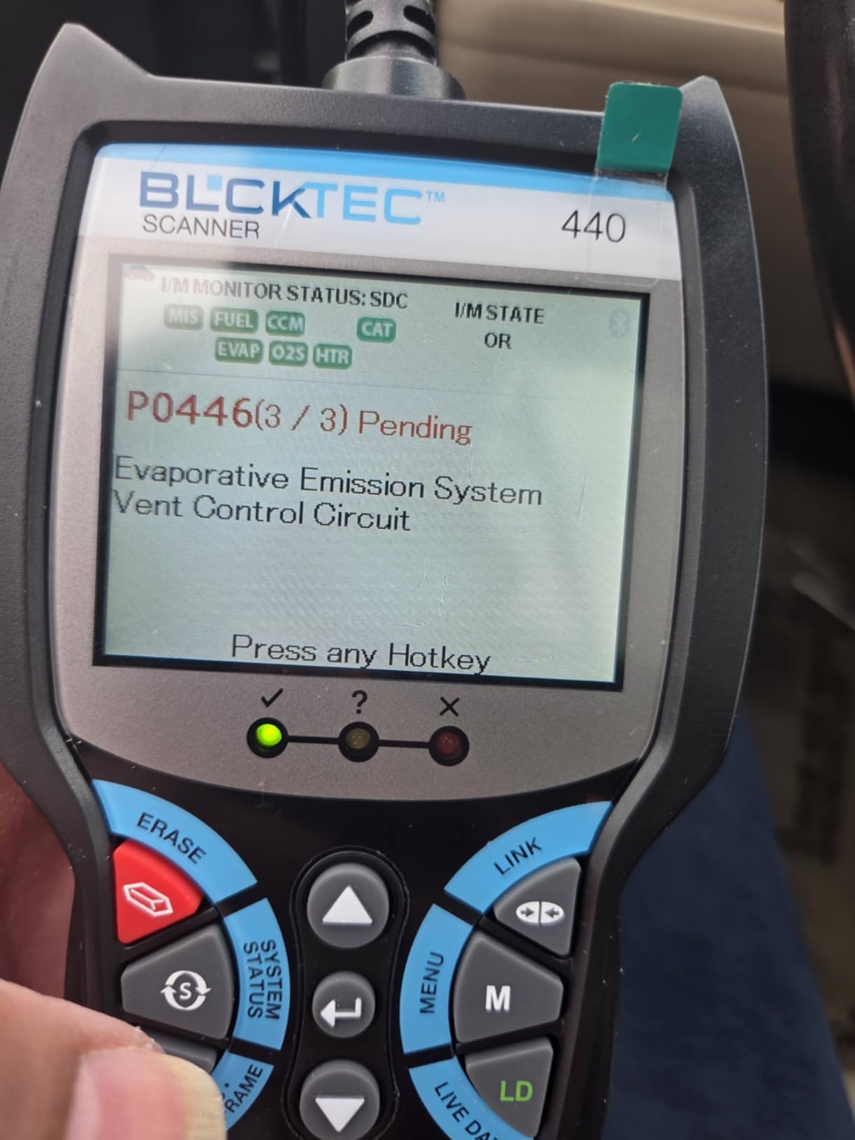 BLCKTEC 440 Bluetooth OBD2 Scanner Diagnostic Tool - Car Code Reader and Scanner for Car - Comes with Live Data - Battery/Charging System Test - Works for All OBD Compliant Cars 1996 & Newer customer photo 2