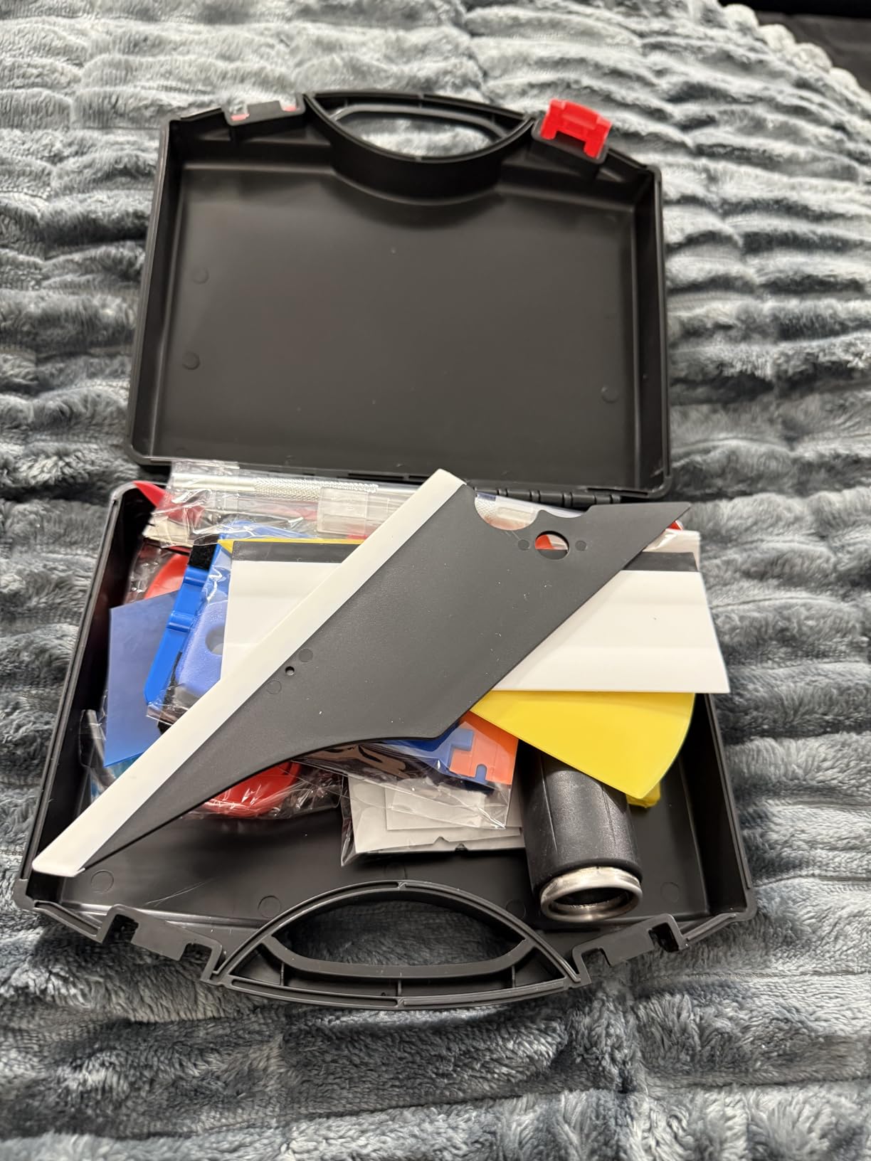 JIURUN 41-Piece Car Window Tint Kit & Vinyl Wrap Tools | Scratch-Free Felt Squeegees, Precision Cutters & Scrapers | Complete DIY Installation Set for Auto Glass & Home Privacy Film customer photo 1