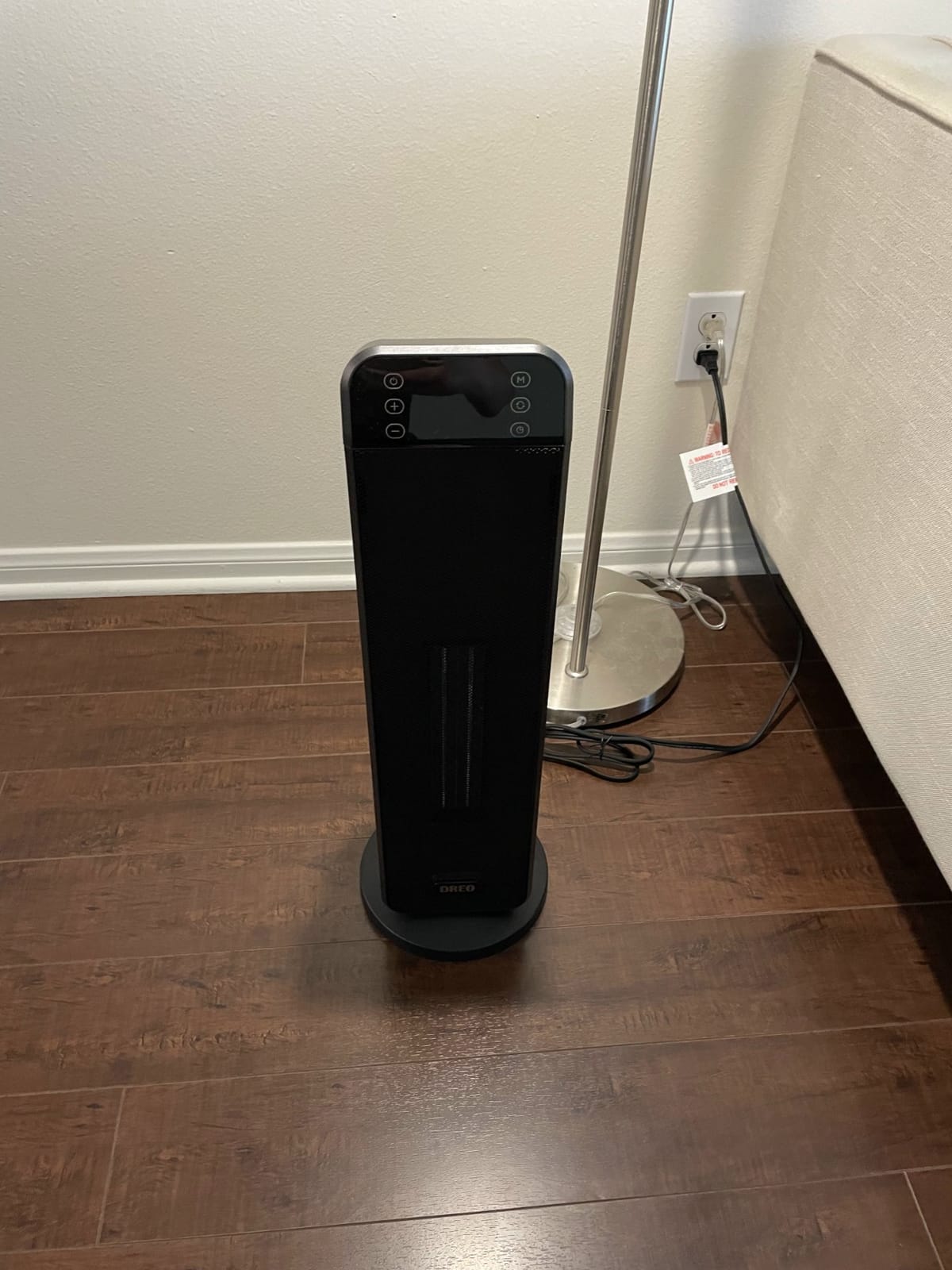 DREO 25 Inch Electric Space Heater for Indoor Use, Large Room, Thermostat customer photo 1