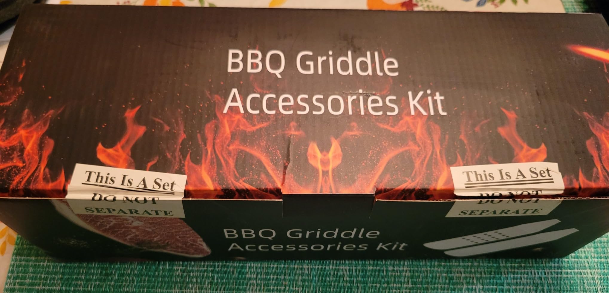 14PCS Griddle Accessories Kit, Flat Top Grill Accessories Set for Blackstone and Camp Chef, Grill Spatula Set with Enlarged Spatulas, Scraper for Outdoor Barbecue customer photo 1
