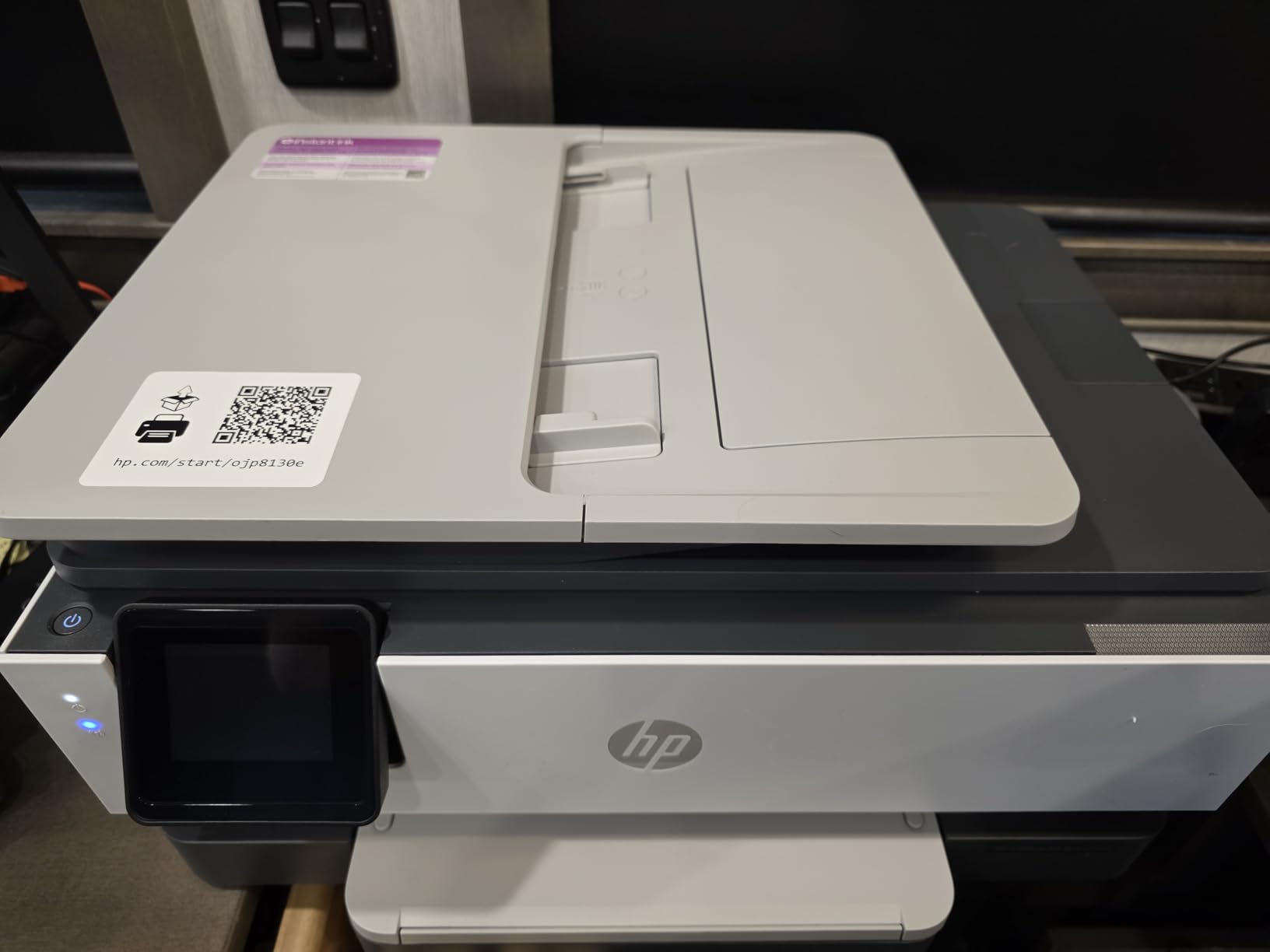 HP OfficeJet Pro 8135e Wireless All-in-One Color Inkjet Printer, Print, scan, Copy, fax, ADF, Duplex Printing Best-for-Home Office, 3 Month Instant Ink Trial Included, AI-Enabled (40Q35A) customer photo 2