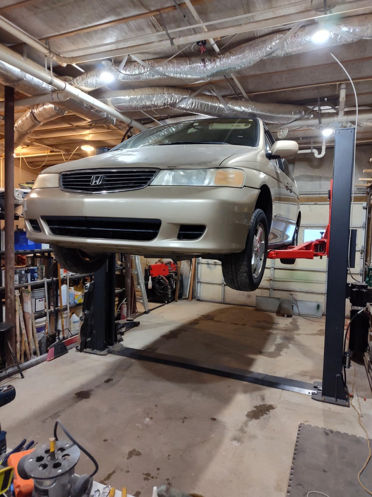 12000 Lbs 4.0HP Two Post Lift Single Lock Release Auto Lift Car Lift 2-Post Lift Truck Hoist customer photo 2