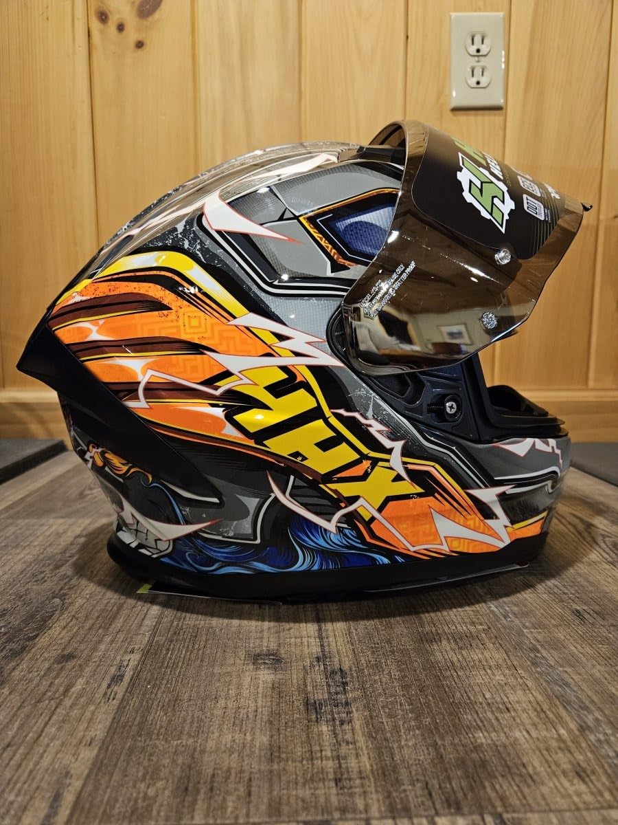 HAX Force Aerodynamic Full Face Motorcycle Helmet for Street Bike DOT & ECE customer photo 2