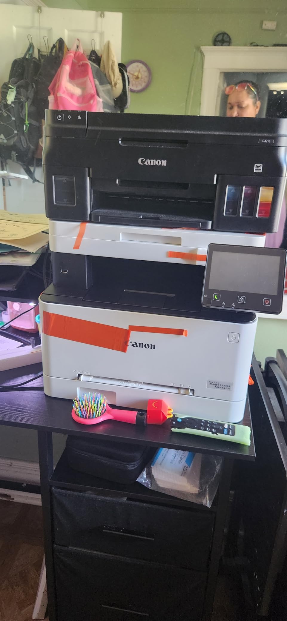 Canon Color imageCLASS MF652Cw - Wireless Laser Printer, Multifunction with Scanner, Copier, Mobile Ready, 3 Year Limited Warranty, 22 PPM Color, White customer photo 2