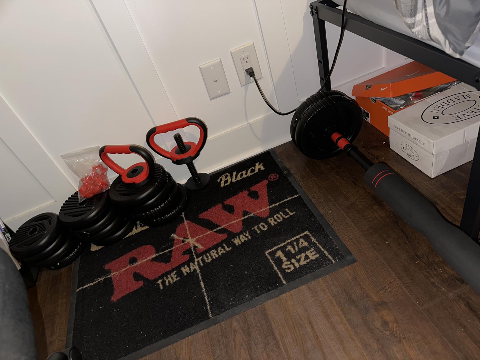 Adjustable Dumbbell set,20/30/45/70/90lbs Free Weight Set customer photo 2