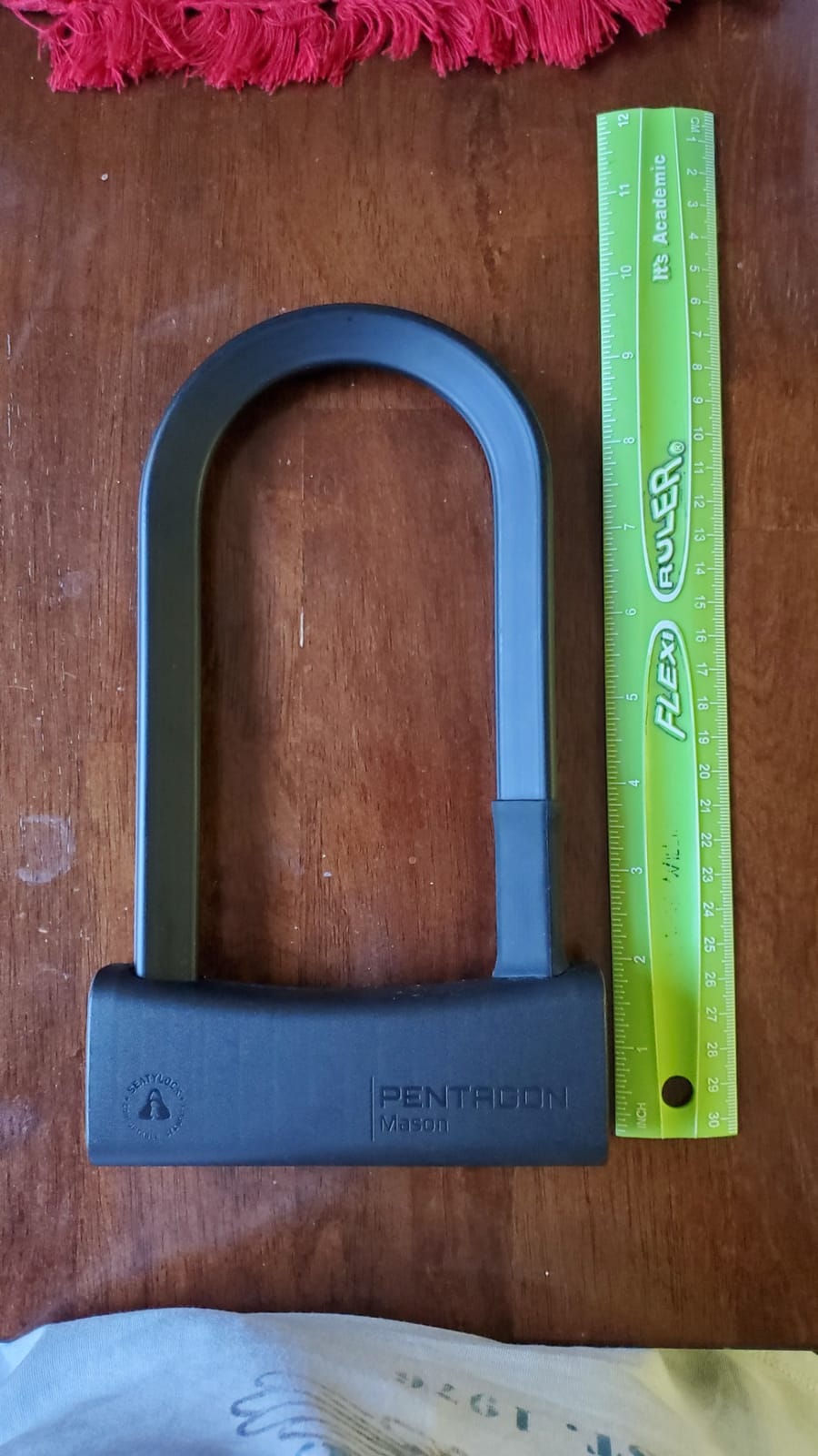 Seatylock Mason Lightweight Sold Secure Diamond Bike U Lock customer photo 2