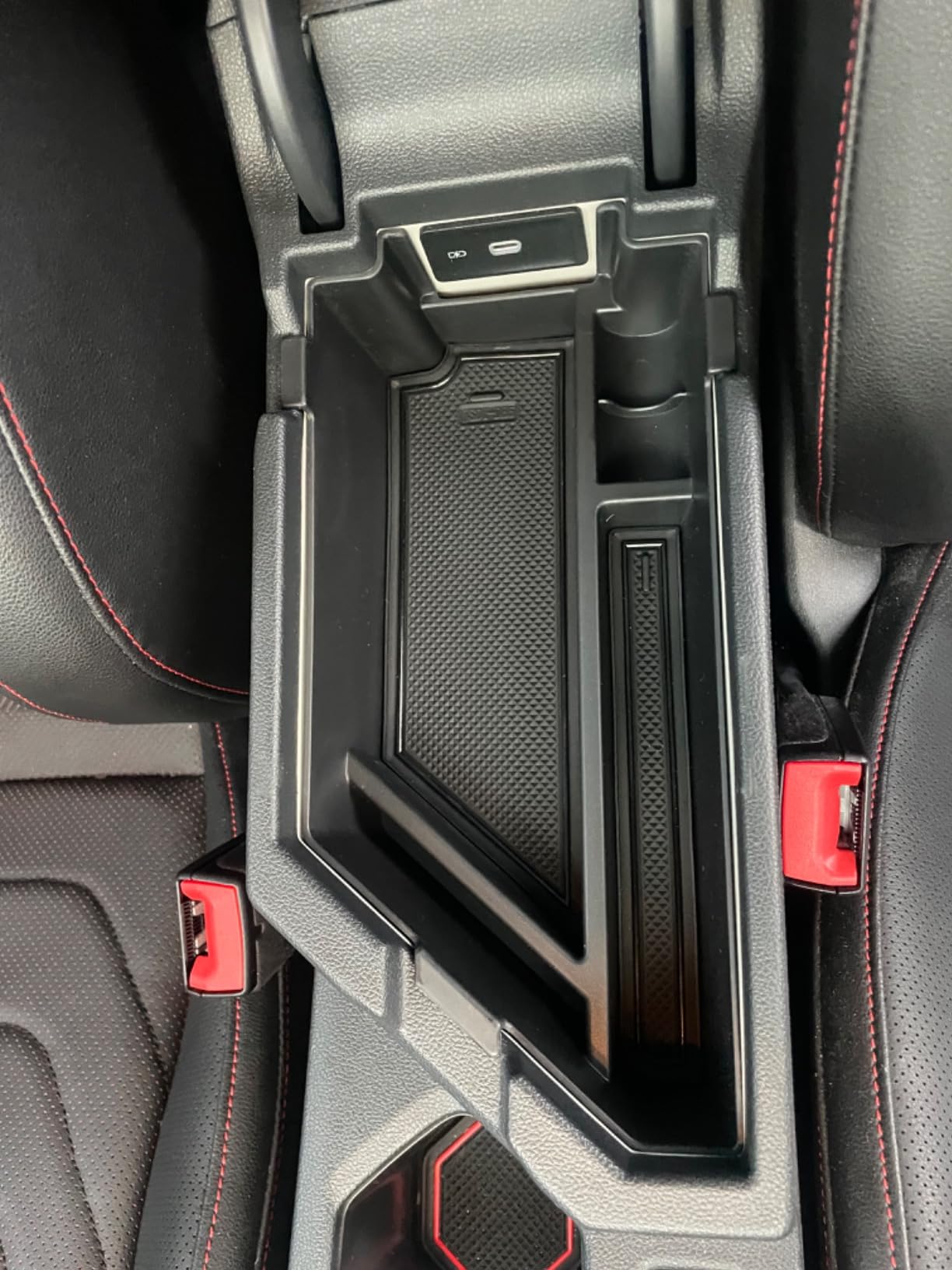 CDEFG for 2024 2025 2026 Ford Ranger Center Console Organizer Tray for Ranger Accessories Armrest Storage Box Insert Tray for Ranger XL, XLT, Lariat, Raptor Arm Rest Middle Organizer customer photo 1