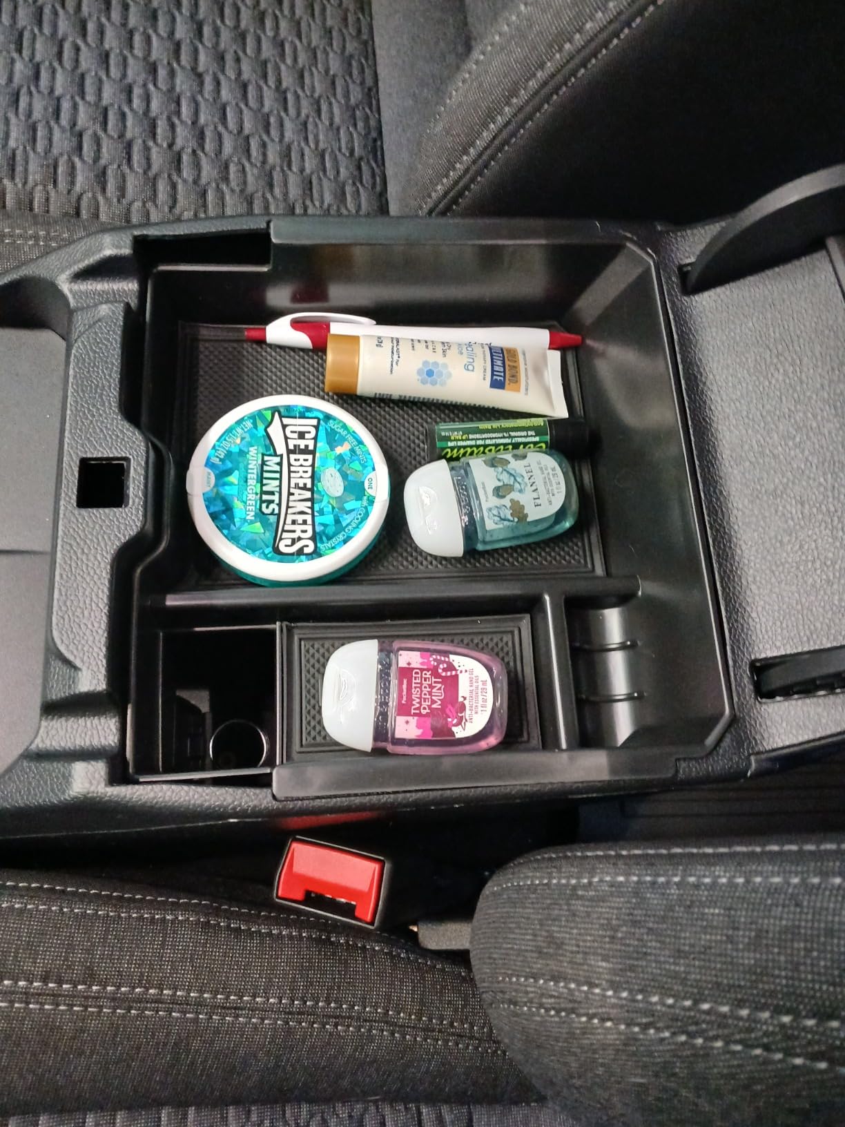 CDEFG for 2024 2025 2026 Ford Ranger Center Console Organizer Tray for Ranger Accessories Armrest Storage Box Insert Tray for Ranger XL, XLT, Lariat, Raptor Arm Rest Middle Organizer customer photo 2