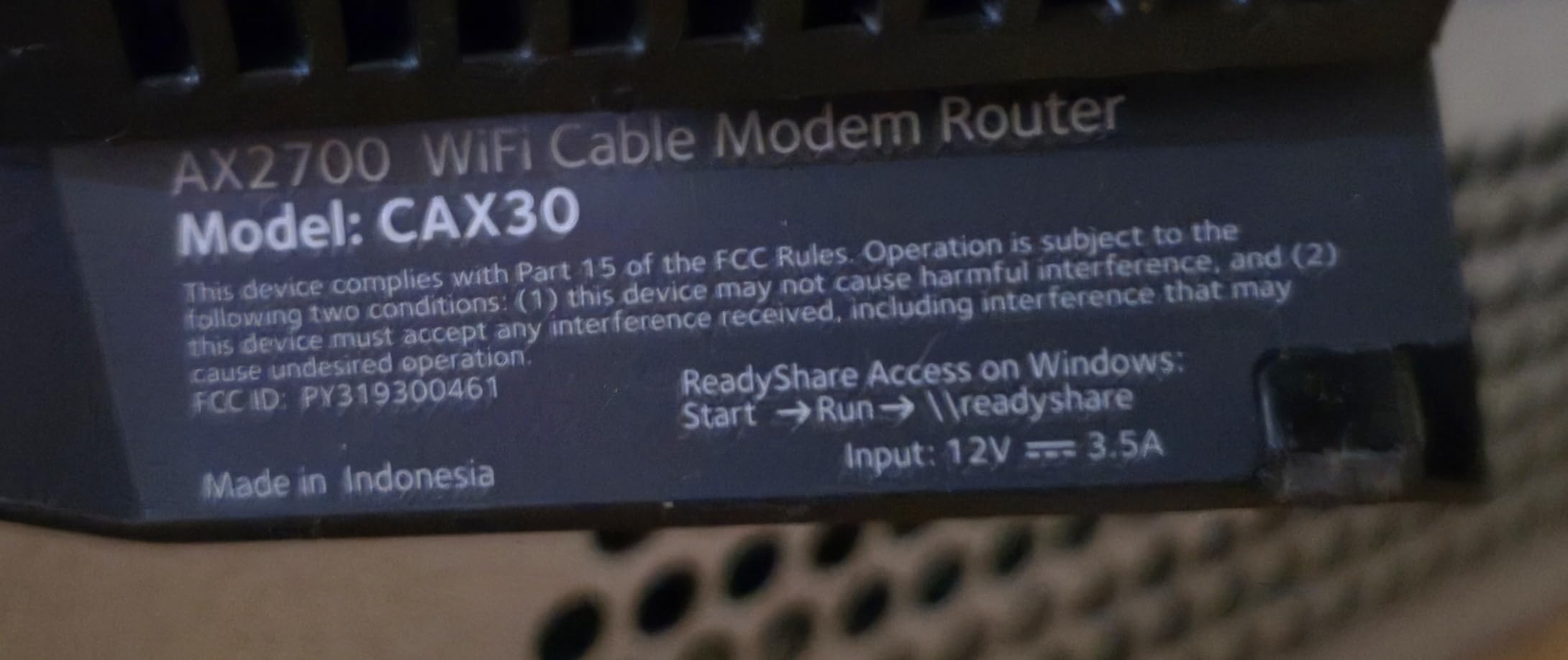 NETGEAR Nighthawk Modem Router Combo (CAX30) DOCSIS 3.1 Cable Modem and WiFi 6 Router - AX2700 2.7 Gbps - Compatible with Xfinity, Spectrum, Cox, and More - Gigabit Wireless Internet customer photo 1
