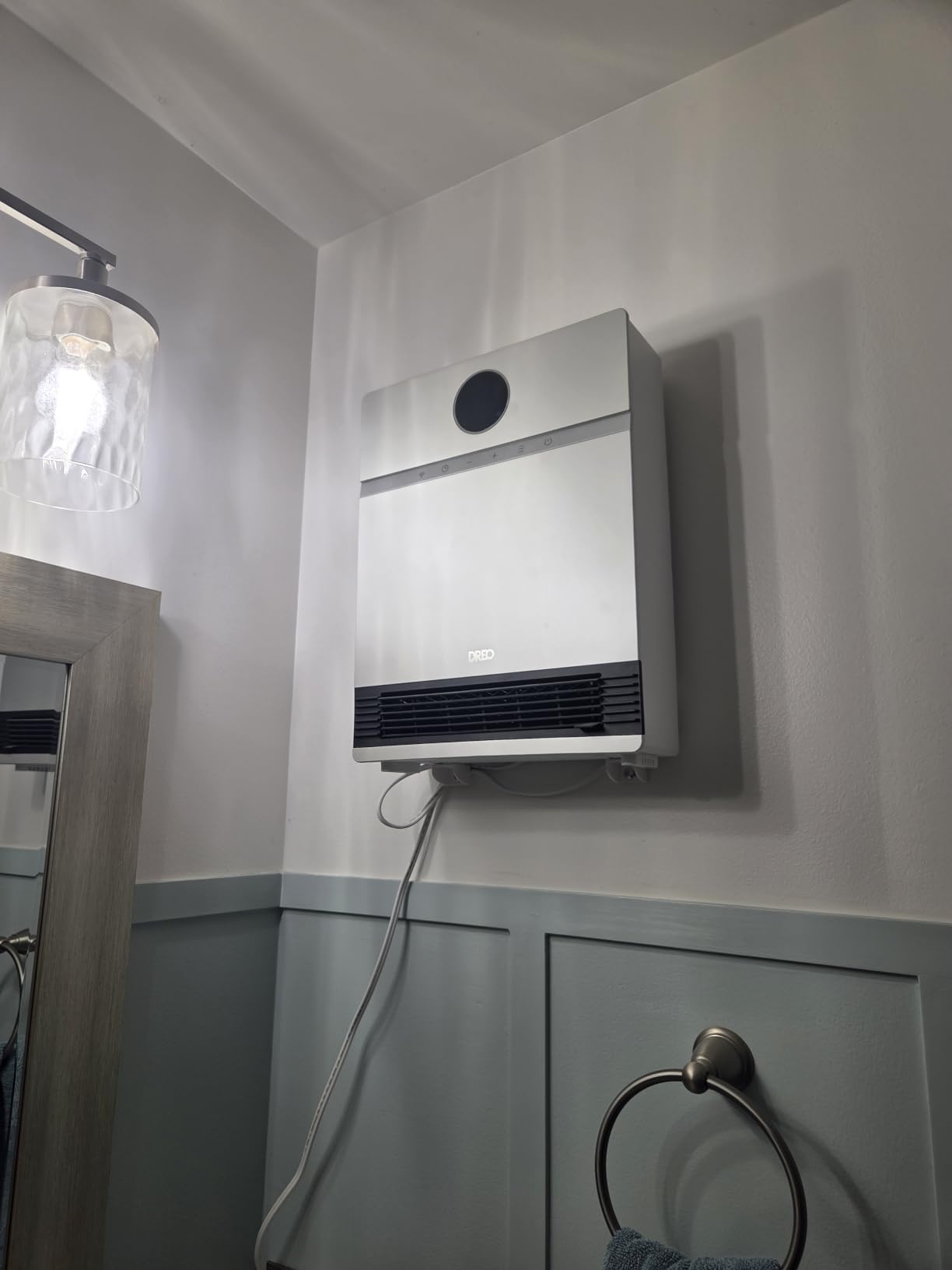DREO Smart Electric Wall Heater for Indoor Use, Works with Alexa,Large Room customer photo 1