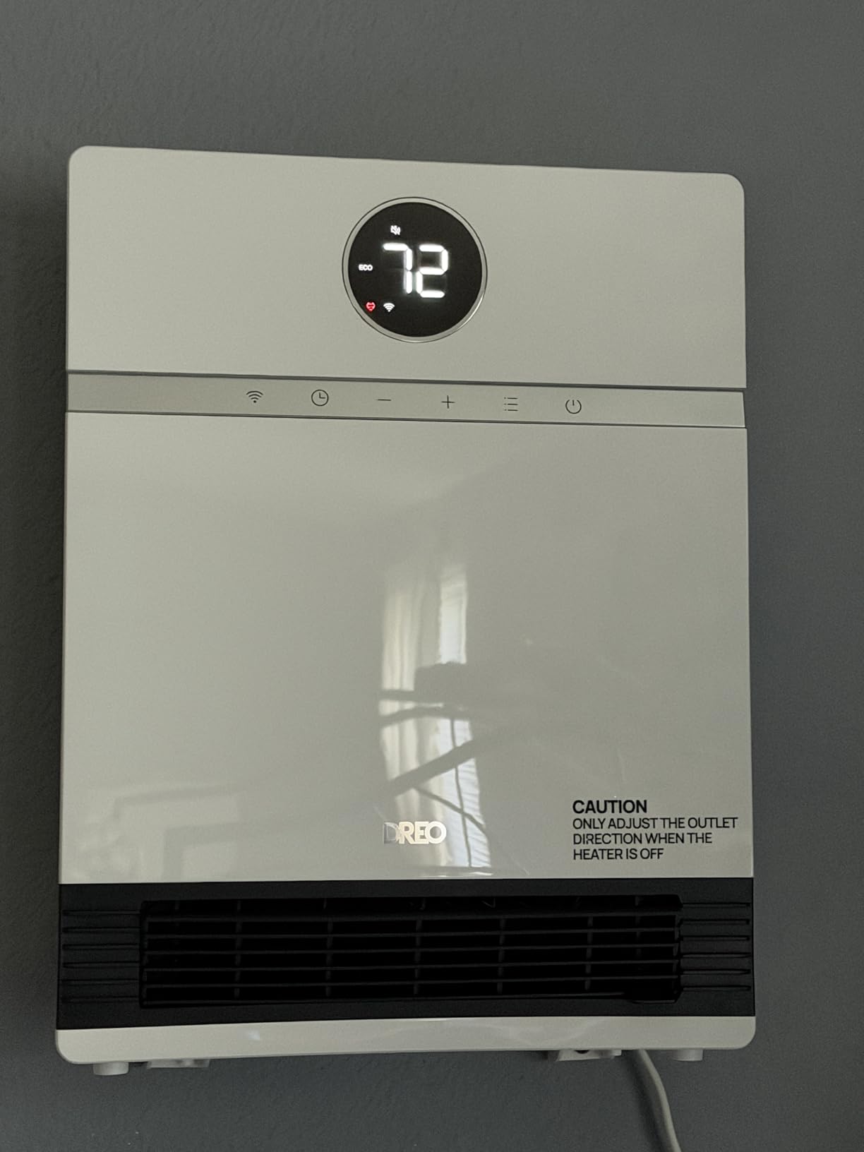 DREO Smart Electric Wall Heater for Indoor Use, Works with Alexa,Large Room customer photo 2