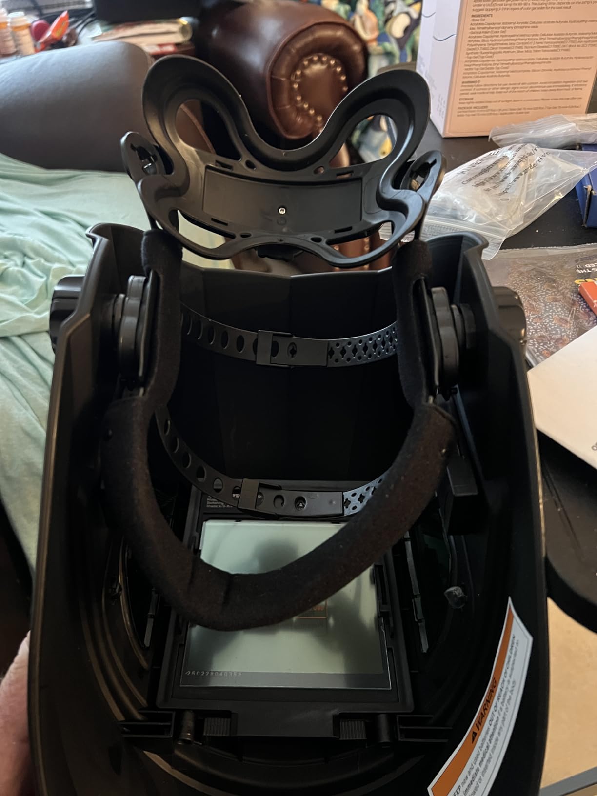 ARCCAPTAIN Welding Hood, 180° Panoramic View Auto Darkening Welding Helmet customer photo 2