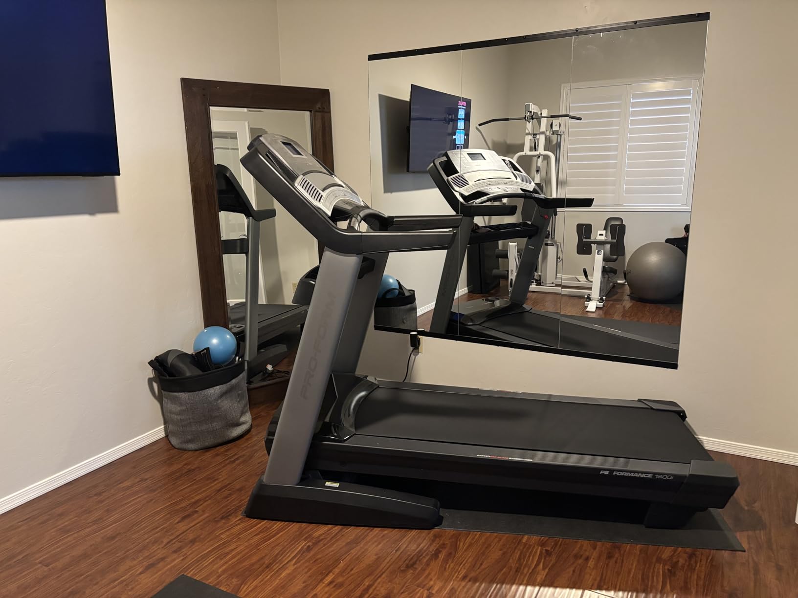 Gym Mirror, 56X16 3Pack Gym Mirrors for Wall customer photo 1