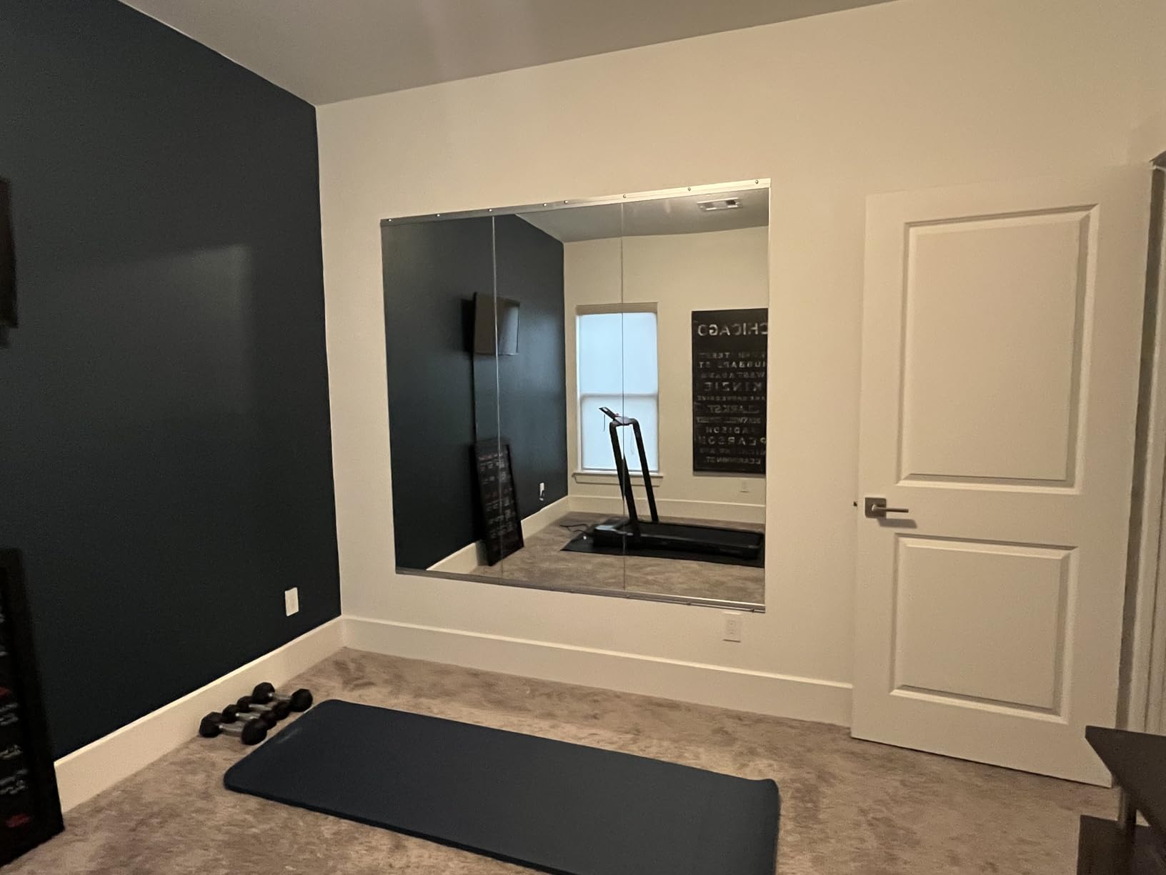 Gym Mirror, 56X16 3Pack Gym Mirrors for Wall customer photo 2